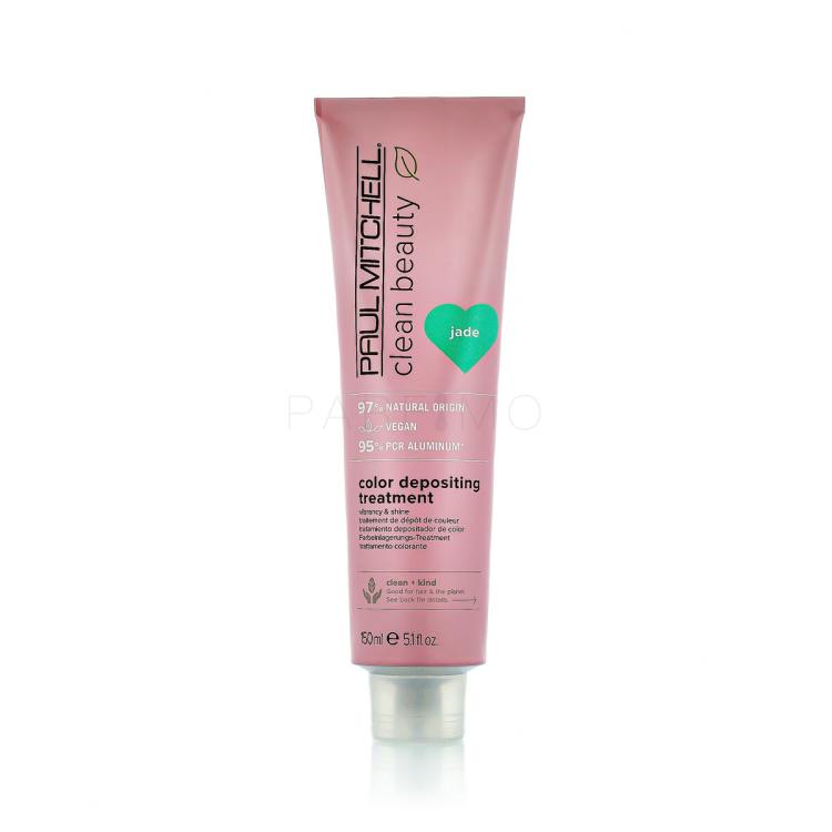Paul Mitchell Clean Beauty Color Protect Color Depositing Treatment Hajpakolás nőknek 150 ml Változat Jade
