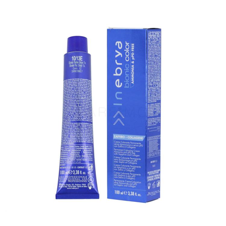 Inebrya Bionic Color Hajfesték 100 ml Változat 10/13E Blonde Platinum Beige Extra
