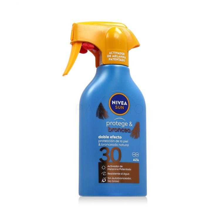 Nivea Sun Protect &amp; Bronze Dual Effect SPF30 Fényvédő készítmény testre 200 ml