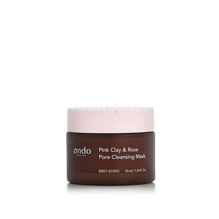 Ondo Beauty 36.5 BBO-SONG Pink Clay &amp; Rose Pore Cleansing Mask Arcmaszk 50 ml