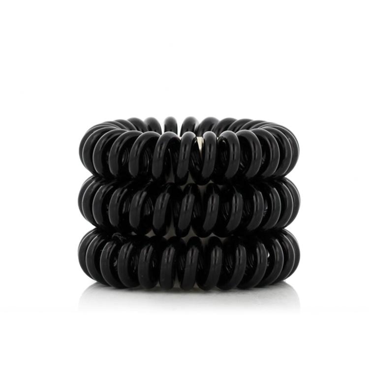 Invisibobble Power Performance Hair Spiral Hajgumi nőknek Változat True Black - černá Szett