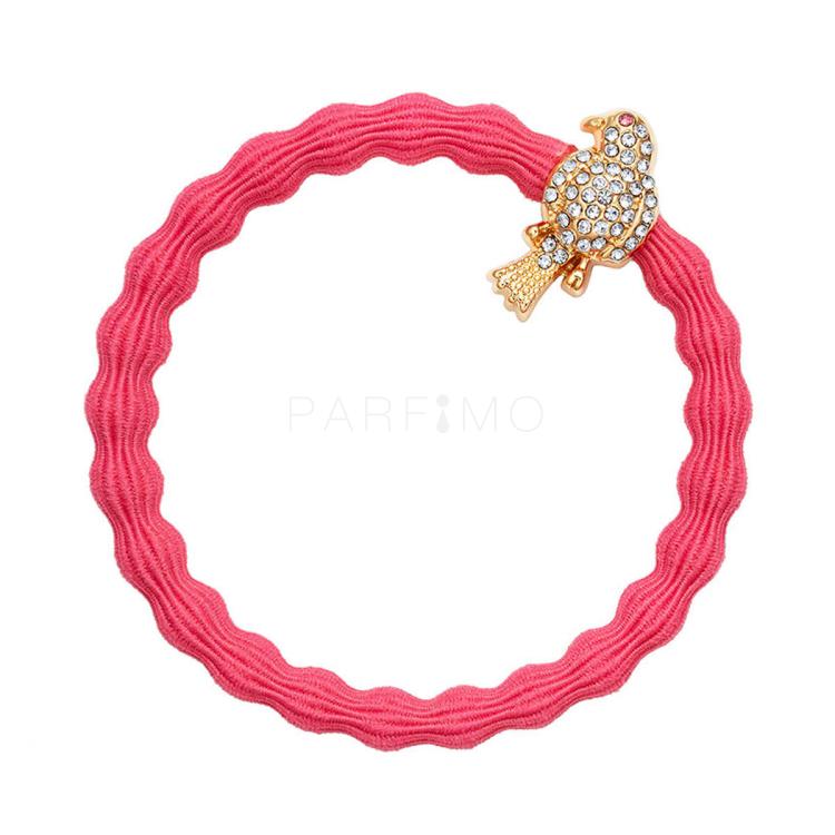 By Eloise London Bling Charms Gold Diamanté Bird Hajgumi nőknek 1 db Változat Neon Peach