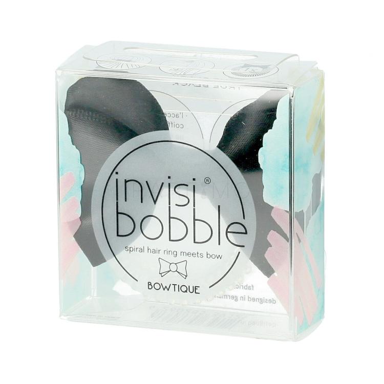 Invisibobble Bowtique Spiral Hair Ring Hajgumi nőknek 1 db Változat True Black