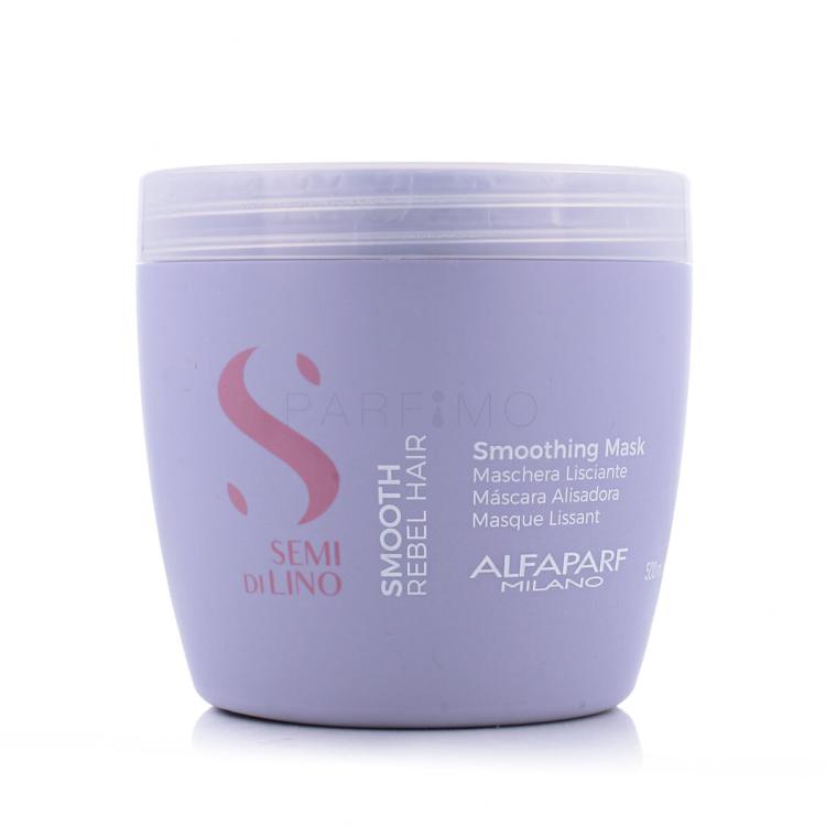 ALFAPARF MILANO Semi Di Lino Smooth Smoothing Mask Hajpakolás nőknek 500 ml