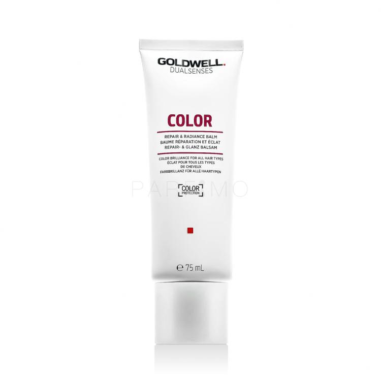 Goldwell Dualsenses Color Repair &amp; Radiance Balm Öblítést nem igénylő hajápoló nőknek 75 ml