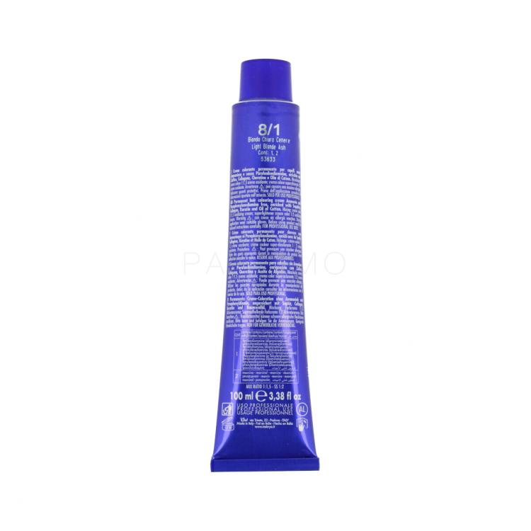 Inebrya Bionic Color Hajfesték 100 ml Változat 8/1 Light Blonde Ash