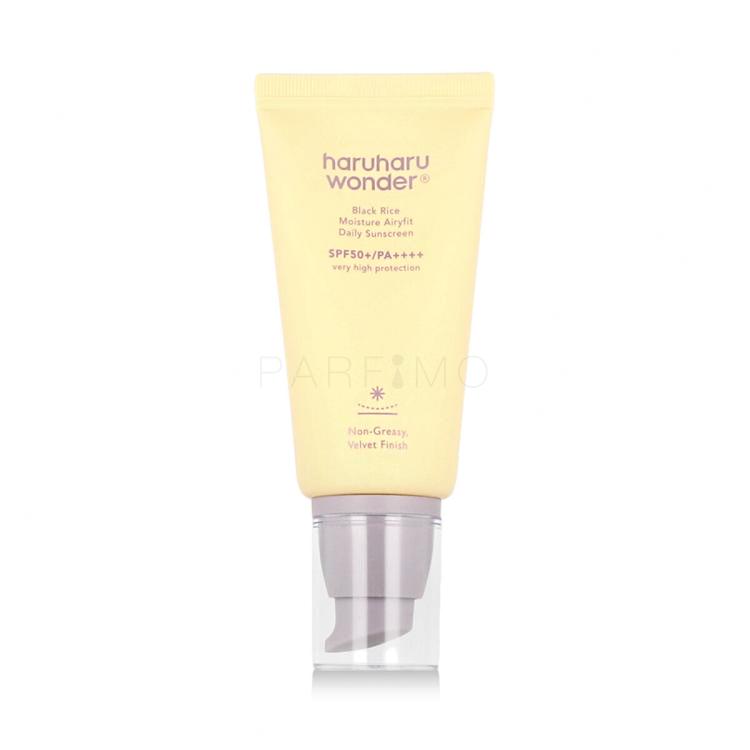 HaruHaru Wonder Black Rice Moisture Airyfit Daily Sunscreen SPF50+ Fényvédő készítmény arcra 50 ml