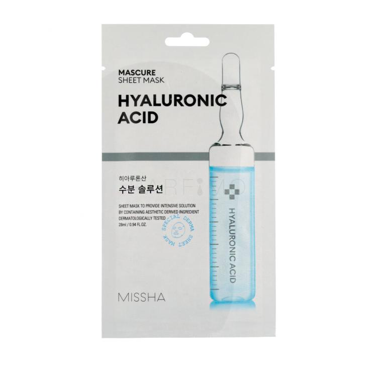 Missha Mascure Sheet Mask Hyaluronic Acid Arcmaszk 28 ml