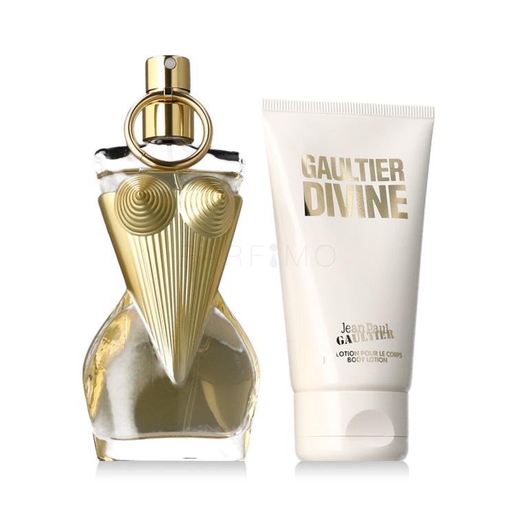 Jean Paul Gaultier Gaultier Divine Ajándékcsomagok eau de parfum 50 ml + testápoló tej 75 ml