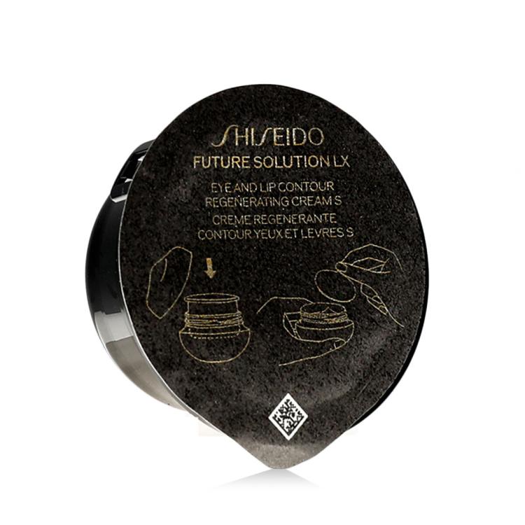 Shiseido Future Solution LX Eye And Lip Contour Regenerating Cream Szemkörnyékápoló krém nőknek Refill 17 ml