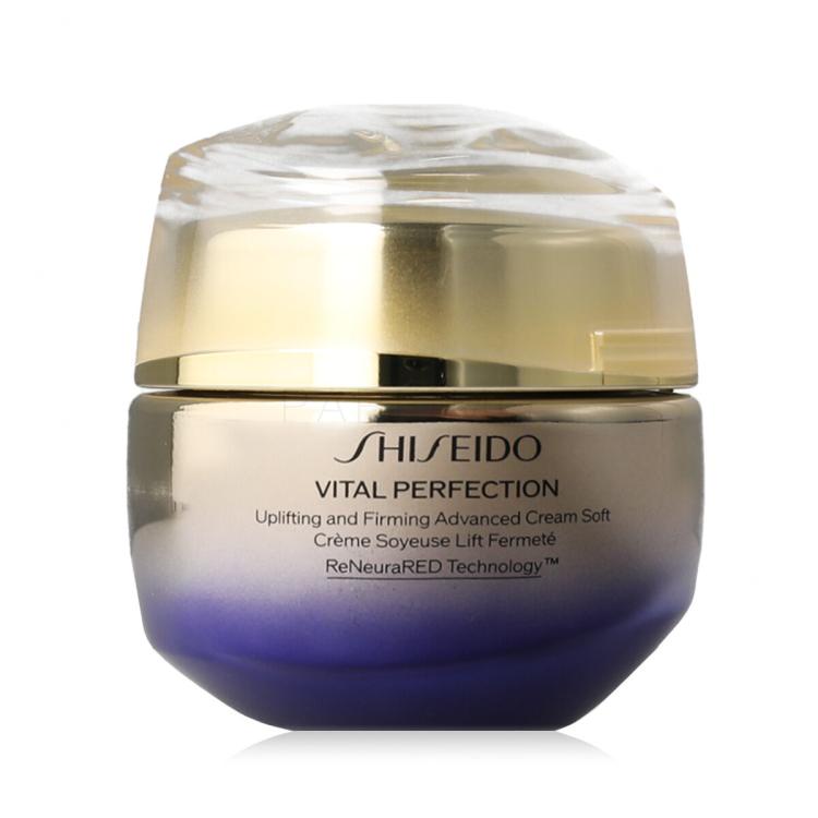 Shiseido Vital Perfection Uplifting &amp; Firming Advanced Cream Soft Nappali arckrém nőknek 50 ml