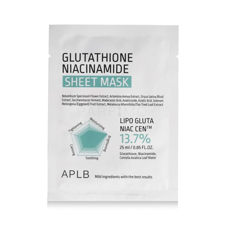 APLB Glutathione Niacinamide Sheet Mask Arcmaszk 25 ml