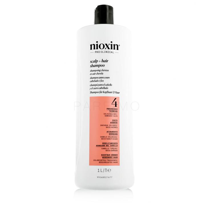 Nioxin System 4 Scalp + Hair Shampoo Sampon nőknek 1000 ml