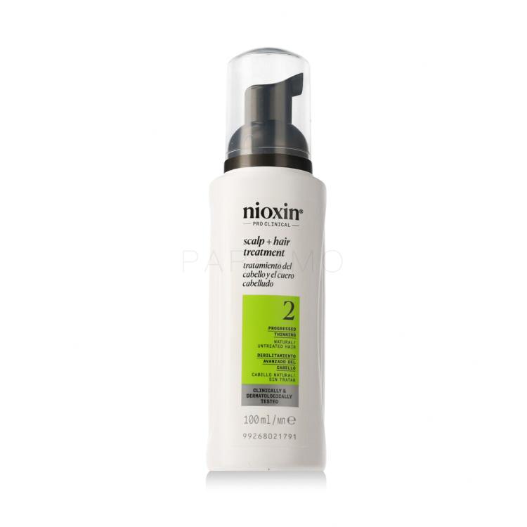 Nioxin System 2 Scalp Care + Hair Thickening Treatment Öblítést nem igénylő hajápoló nőknek 100 ml