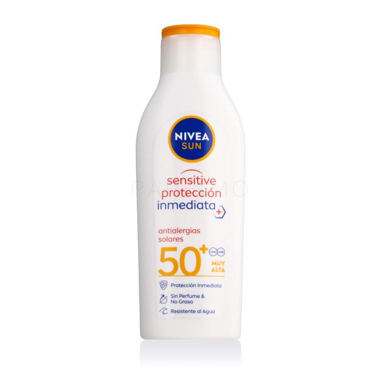 Nivea Sun Sensitive Immediate Protect Lotion SPF50+ Fényvédő készítmény testre 200 ml