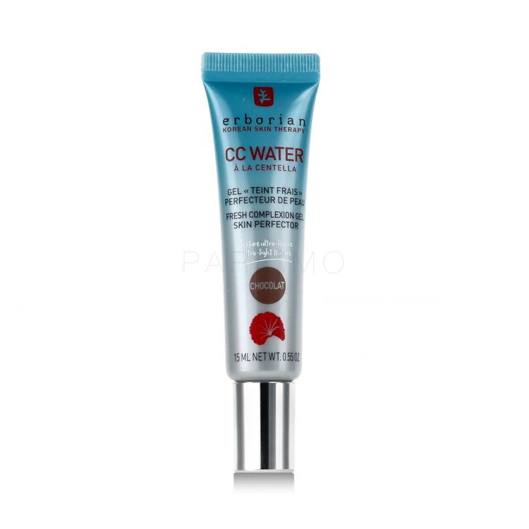 Erborian CC Water Fresh Complexion Gel Skin Perfector CC krém nőknek 15 ml Változat Chocolat