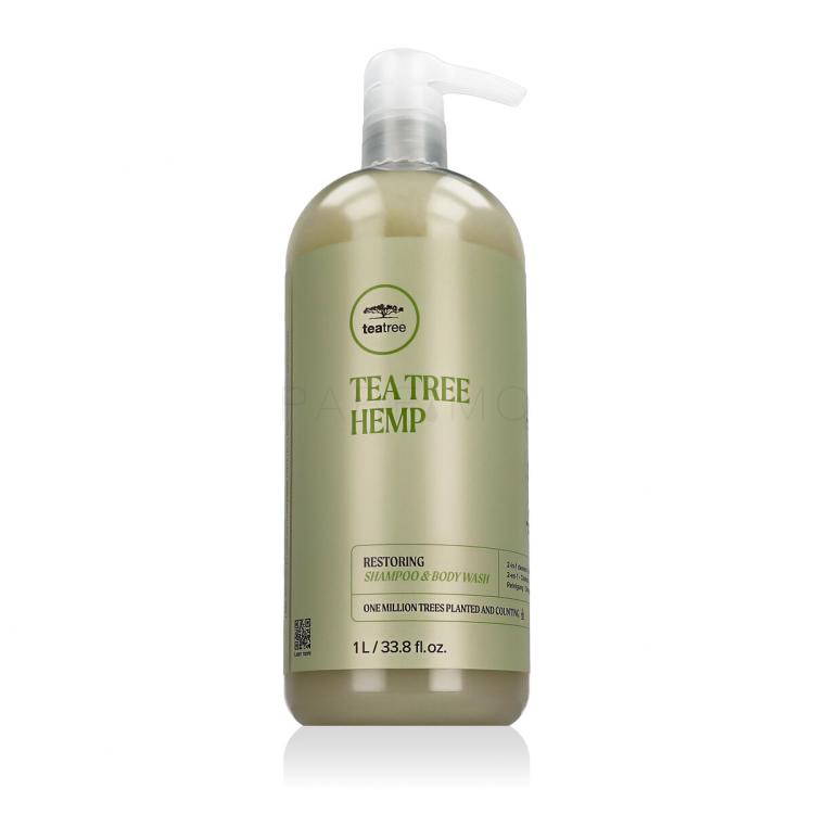Paul Mitchell TEA TREE Hemp Restoring Shampoo &amp; Body Wash Sampon 1000 ml
