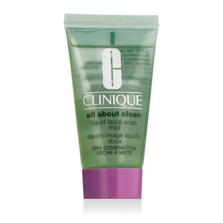 Clinique All About Clean Liquid Facial Soap Mild Bőrtisztító szappan nőknek 30 ml