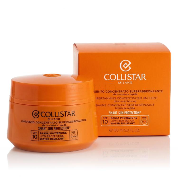 Collistar Smart Sun Protection Supertanning Concentrated Unguent SPF10 Fényvédő készítmény testre 150 ml