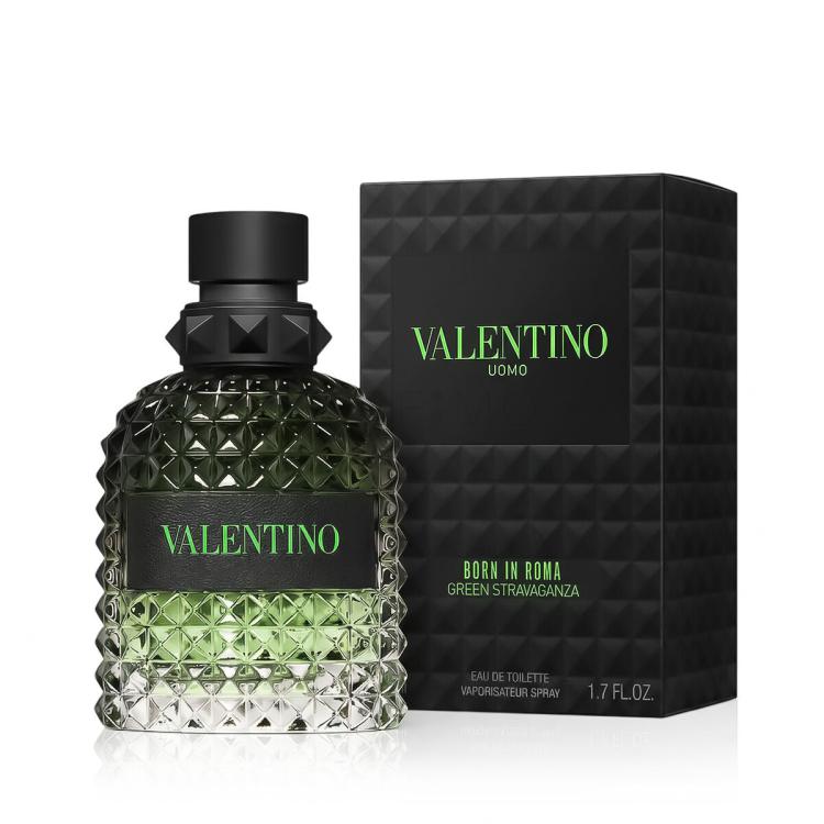 Valentino Uomo Born in Roma Green Stravaganza Eau de Toilette férfiaknak 50 ml