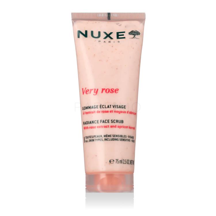 NUXE Very Rose Radiance Face Scrub Bőrradír nőknek 75 ml