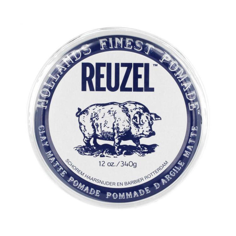 Reuzel Hollands Finest Pomade Clay Matte Pomade Tincskiemelés és hajformázás férfiaknak 340 g