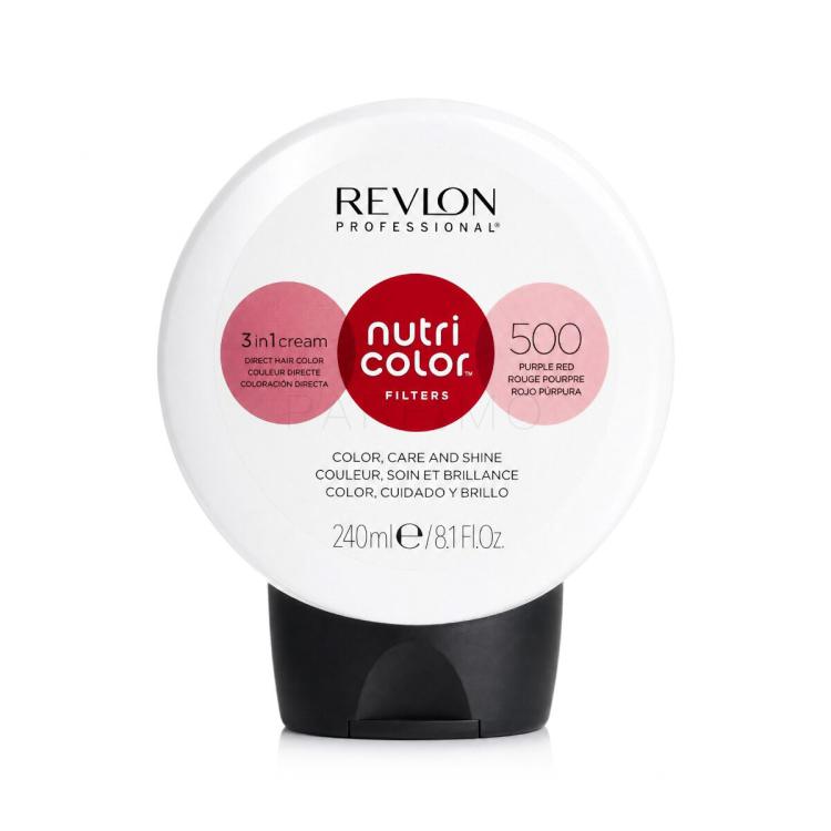 Revlon Professional Nutri Color Filters 3in1 Cream Hajfesték nőknek 240 ml Változat 500 Purple Red