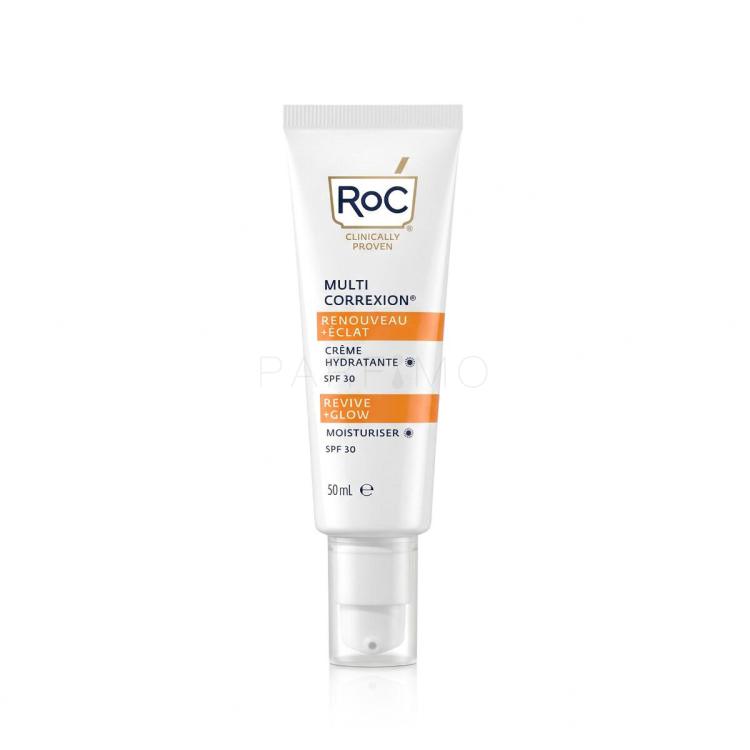 RoC Multi Correxion Revive + Glow Moisturiser SPF30 Nappali arckrém nőknek 50 ml