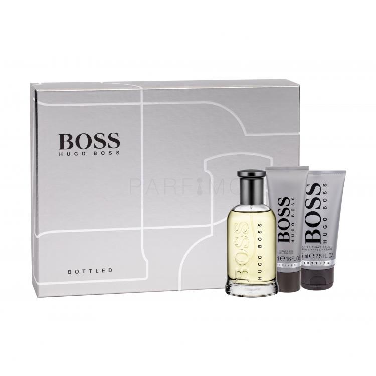HUGO BOSS Boss Bottled Ajándékcsomagok Eau de Toilette 100 ml + borotválkozás utáni balzsam 75 ml + tusfürdő 50 ml
