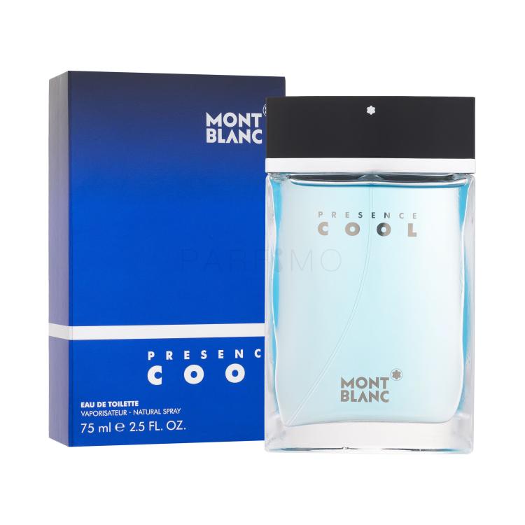 Montblanc Presence Cool Eau de Toilette férfiaknak 75 ml