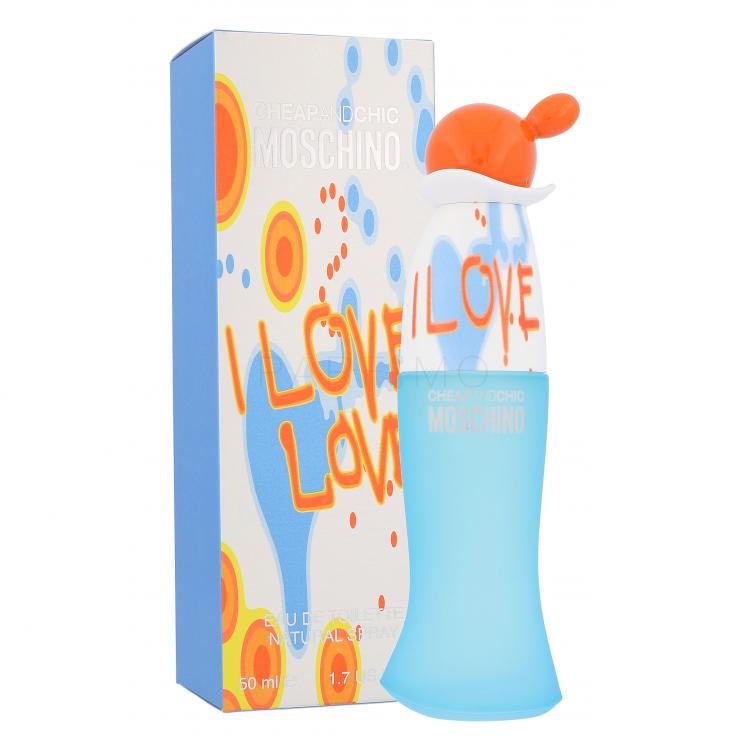 Moschino Cheap And Chic I Love Love Eau de Toilette nőknek 50 ml