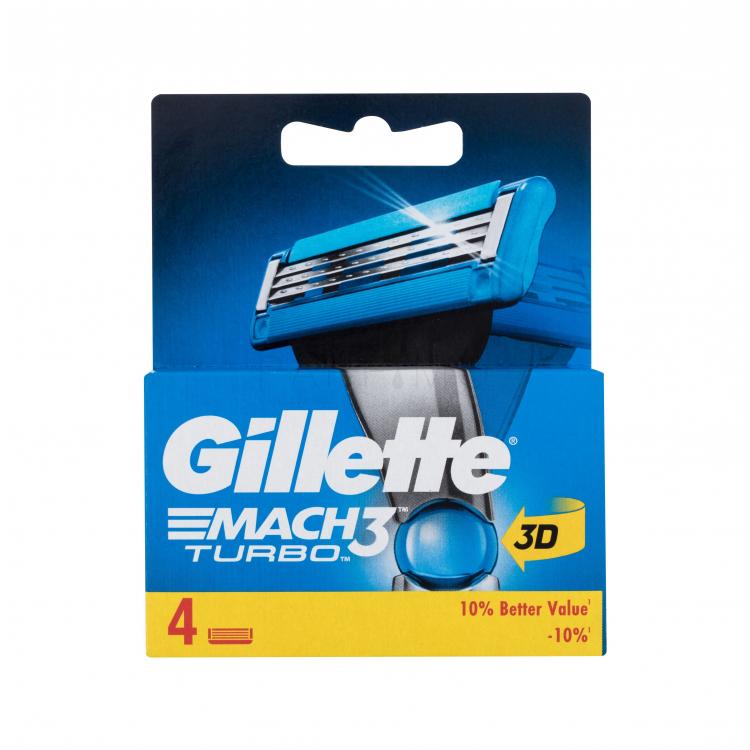 Gillette Mach3 Turbo 3D Borotvabetét férfiaknak Szett