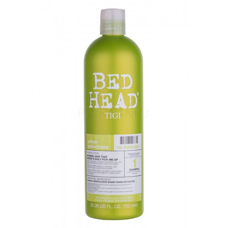 Tigi Bed Head Re-Energize Sampon nőknek 750 ml