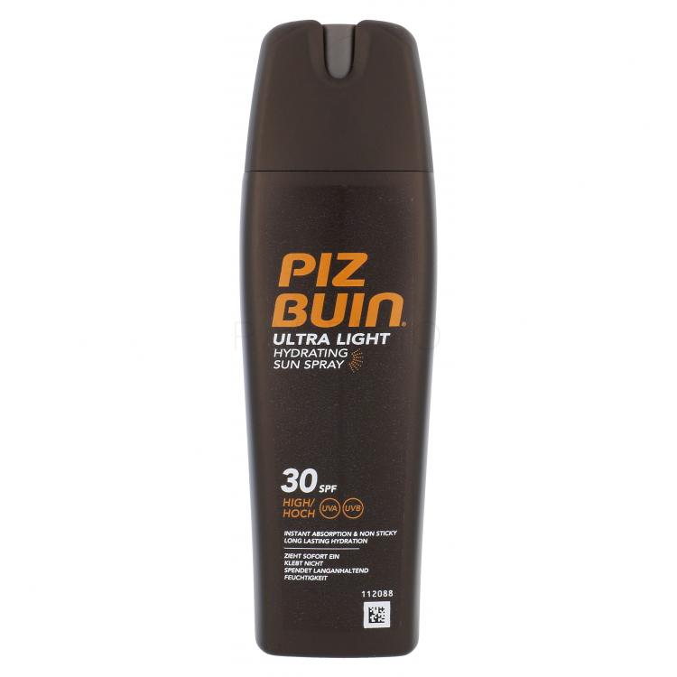 PIZ BUIN Ultra Light Hydrating Sun Spray SPF30 Fényvédő készítmény testre 200 ml
