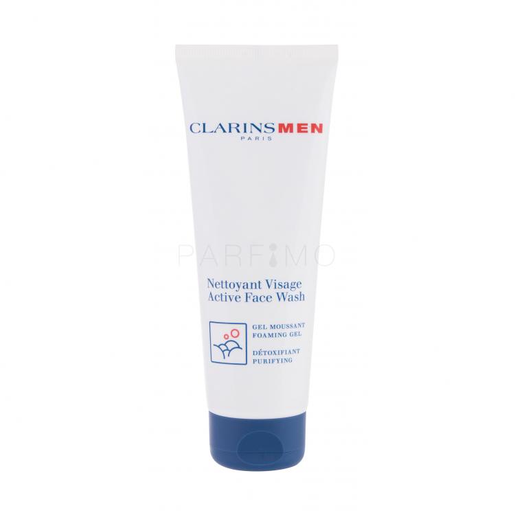 Clarins Men Active Face Wash Arctisztító hab férfiaknak 125 ml