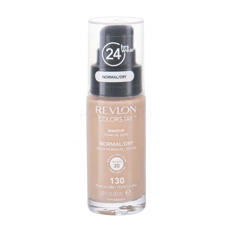 Revlon Colorstay Normal Dry Skin SPF20 Alapozó nőknek 30 ml Változat 130 Porcelain