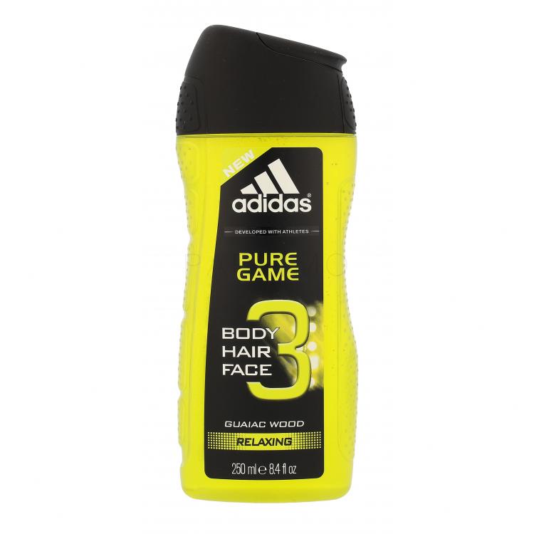 Adidas Pure Game 3in1 Tusfürdő férfiaknak 250 ml