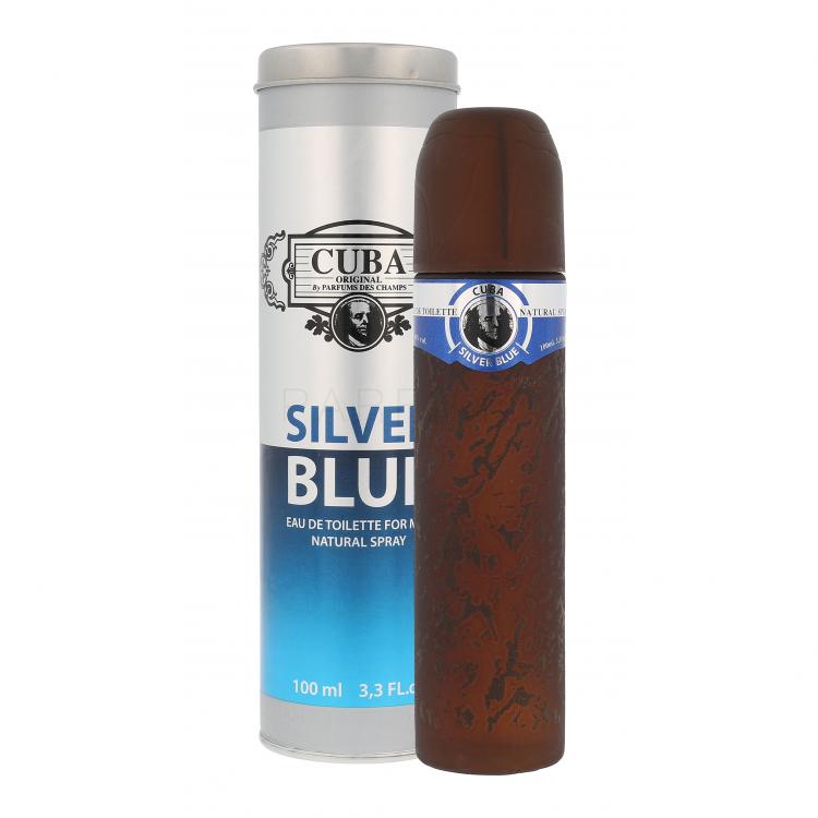 Cuba Silver Blue Eau de Toilette férfiaknak 100 ml