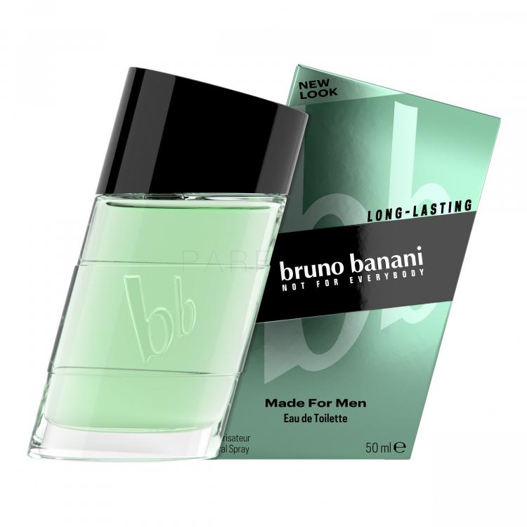 Bruno Banani Made For Men Eau de Toilette férfiaknak 50 ml