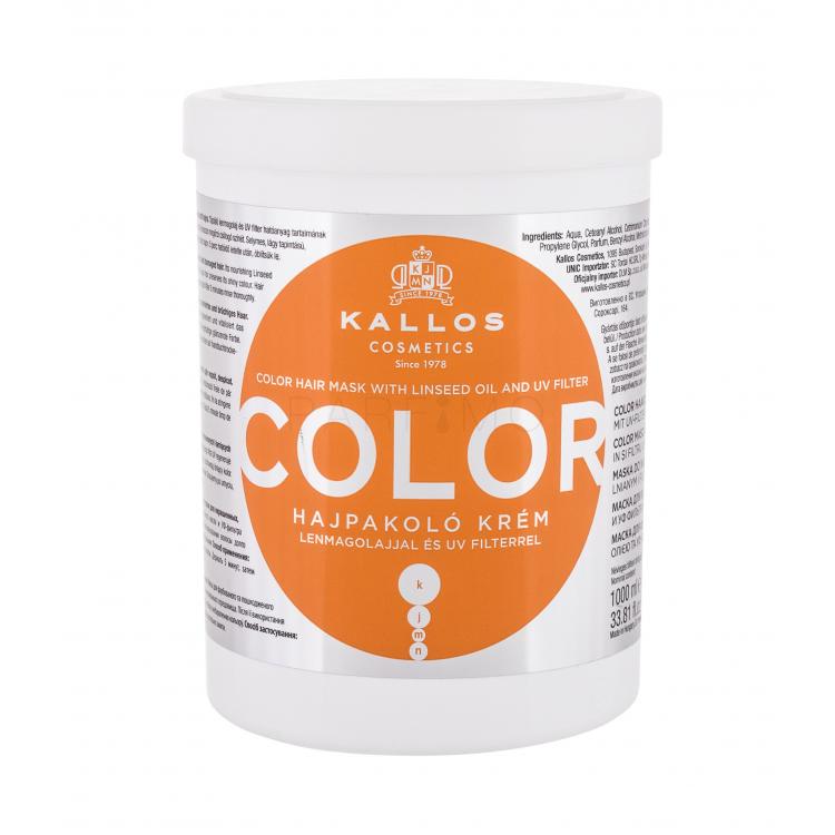 Kallos Cosmetics Color Hajpakolás nőknek 1000 ml