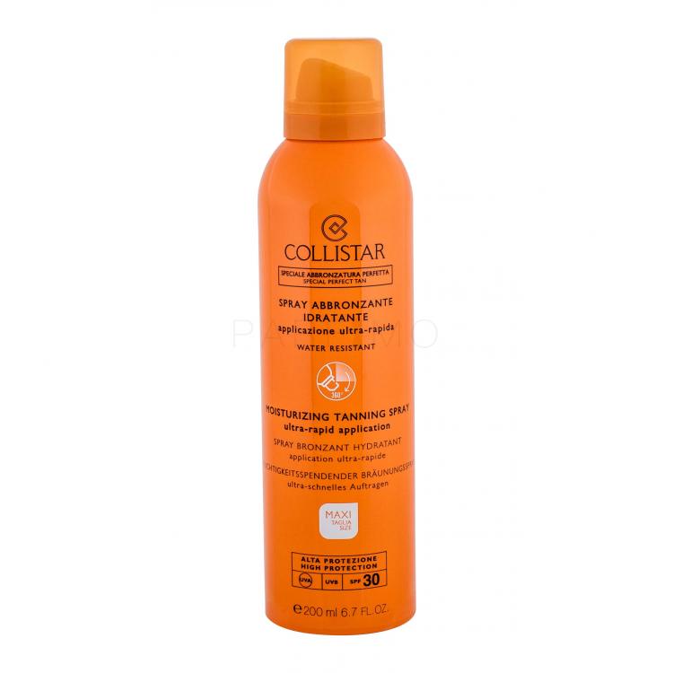 Collistar Special Perfect Tan Moisturizing Tanning Spray SPF30 Fényvédő készítmény testre nőknek 200 ml