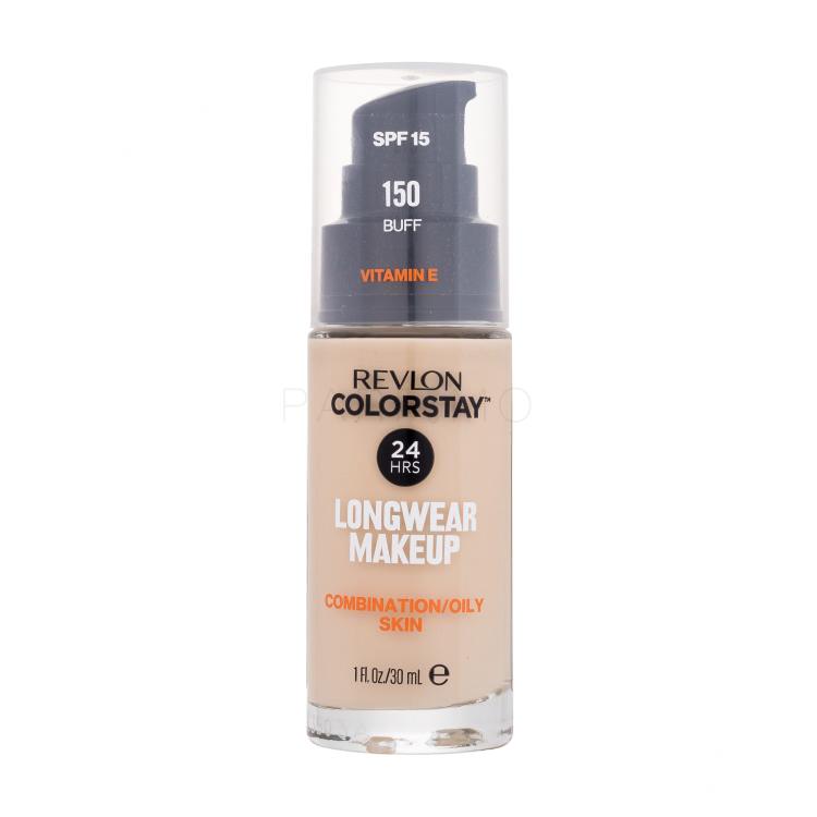 Revlon Colorstay Combination Oily Skin SPF15 Alapozó nőknek 30 ml Változat 150 Buff Chamois