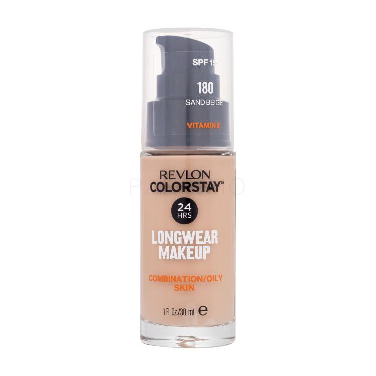 Revlon Colorstay Combination Oily Skin SPF15 Alapozó nőknek 30 ml Változat 180 Sand Beige
