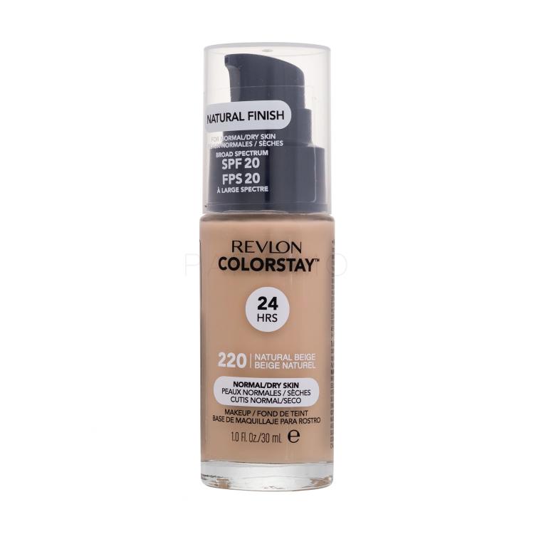 Revlon Colorstay Normal Dry Skin SPF20 Alapozó nőknek 30 ml Változat 220 Natural Beige