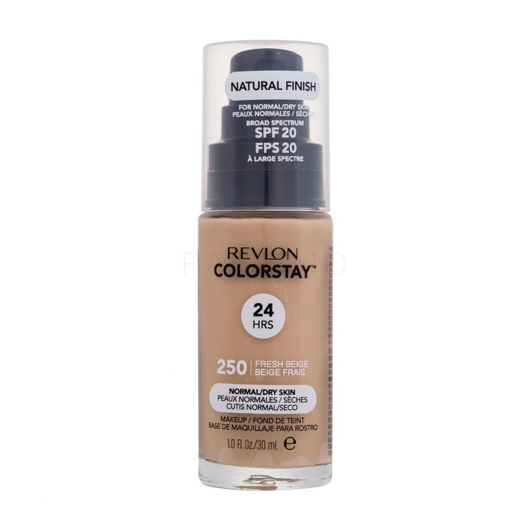 Revlon Colorstay Normal Dry Skin SPF20 Alapozó nőknek 30 ml Változat 250 Fresh Beige