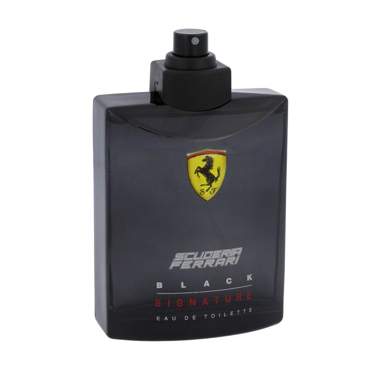 Ferrari Scuderia Ferrari Black Signature Eau de Toilette férfiaknak 125 ml teszter