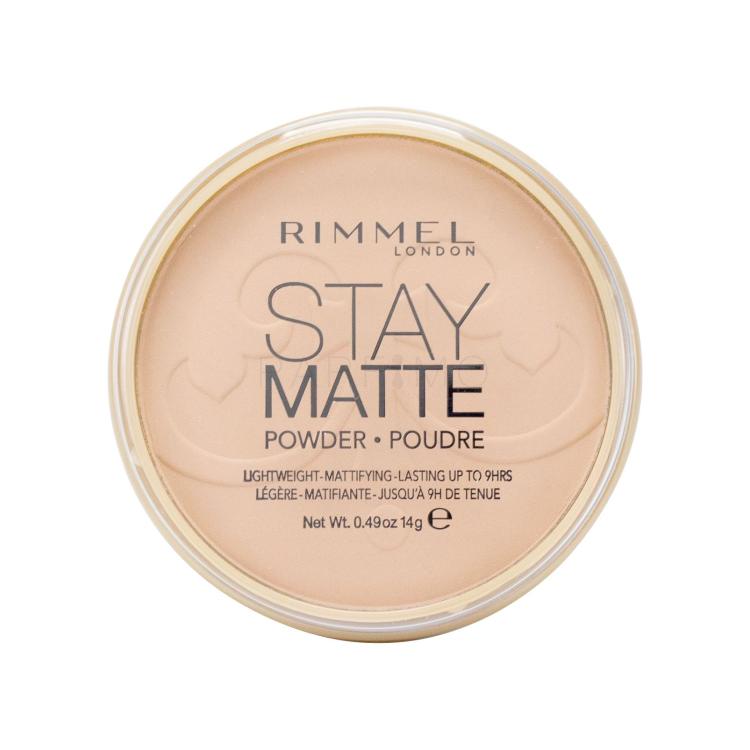 Rimmel London Stay Matte Púder nőknek 14 g Változat 004 Sandstorm