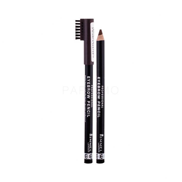 Rimmel London Professional Eyebrow Pencil Szemöldökceruza nőknek 1,4 g Változat 001 Dark Brown