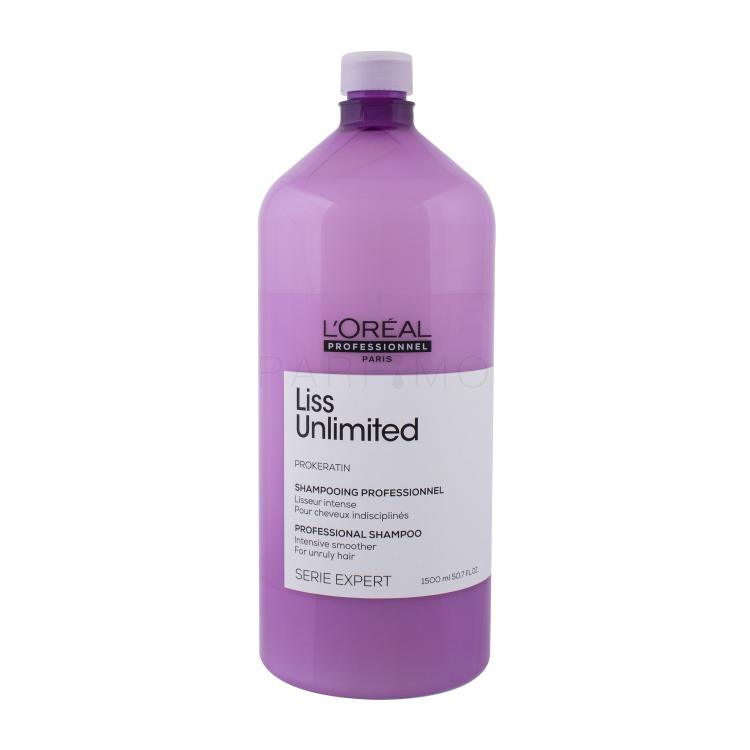 L'Oréal Professionnel Liss Unlimited Professional Shampoo Sampon nőknek 1500 ml