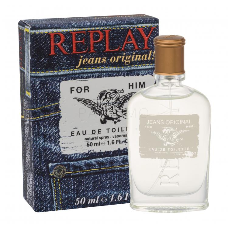 Replay Jeans Original! For Him Eau de Toilette férfiaknak 50 ml